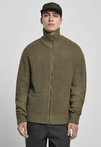 Urban Classics Sweater/trui met rits -XL- Double zip Groen