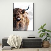 Poster Highlander - Dibond - Meerdere Afmetingen & Prijzen | Wanddecoratie - Interieur - Art - Wonen - Schilderij - Kunst