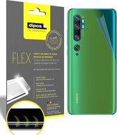 dipos I 3x Beschermfolie 100% compatibel met Xiaomi Mi Note 10 Lite Rückseite Folie I 3D Full Cover screen-protector