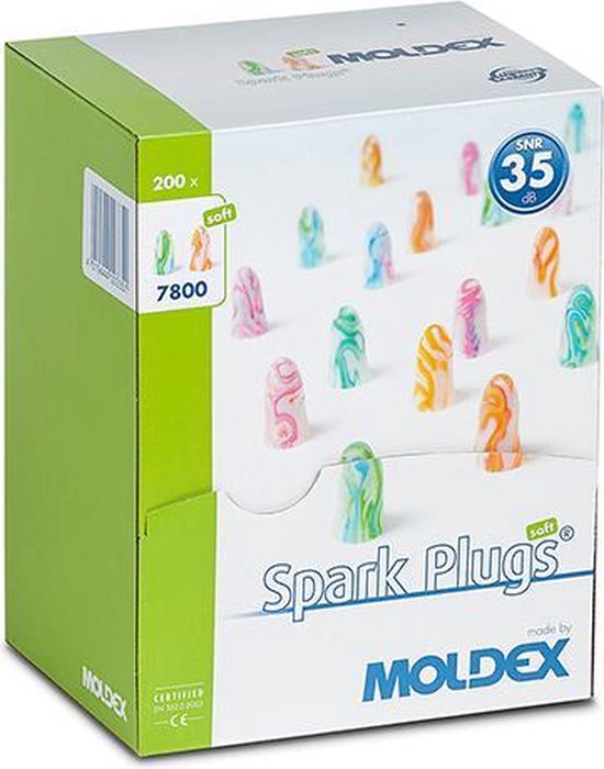 Moldex 780001 SPARK PLUGS (200PR)OORDOPPEN 0401018499999 - Een Kleur - One size - Moldex