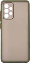 Shop4 - Samsung Galaxy A52s 5G Hoesje - Bumper Back Case Groen