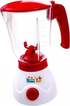 speelgoedblender licht en geluid 21 cm rood/wit