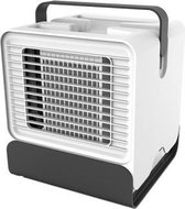 Mini Negatieve Ionen Airconditioning Ventilator Office Desktop Luchtkoeler (Wit)