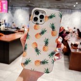 Natuurlijk landschap patroon TPU beschermhoes voor iPhone 11 Pro (ananas)