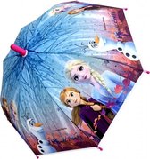 paraplu Frozen 2 meisjes 46 cm roze/blauw