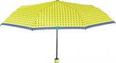 mini-paraplu Time dames 97 cm microfiber geel