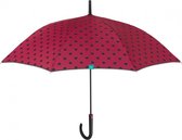 paraplu Time automatisch dames 102 cm microfiber rood