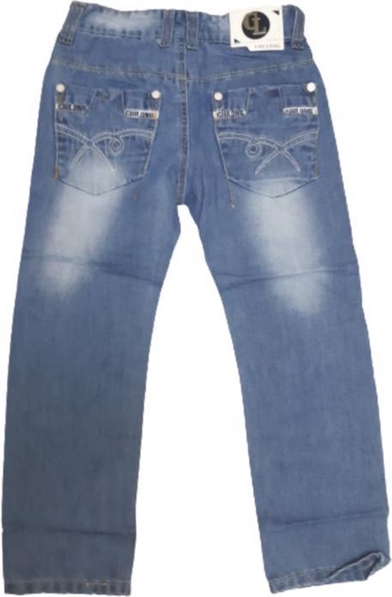 Stoere jongens jeans H3180 -s&C-110/116-spijkerbroek jongens | bol.com