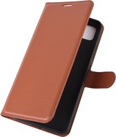 Xiaomi Redmi 9C Hoesje - Mobigear - Classic Serie - Kunstlederen Bookcase - Cognac - Hoesje Geschikt Voor Xiaomi Redmi 9C