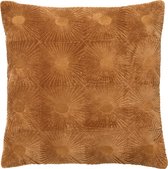 Dutch Decor SUN - Sierkussen van katoen 45x45 cm Tobacco Brown - bruin