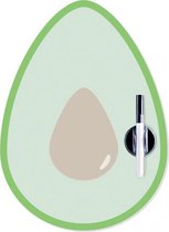 memobord Avocado 30 x 22 cm polypropyleen groen 2-delig