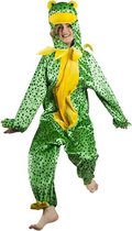 tienerkostuum kikker-onesie pluche groen