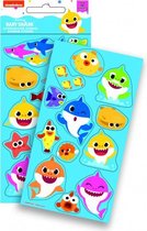 stickers Baby Shark glans 10 x 21 cm junior foam