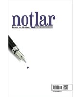 Notlar Dergisi 1. Sayı Kuram ve Düşünce