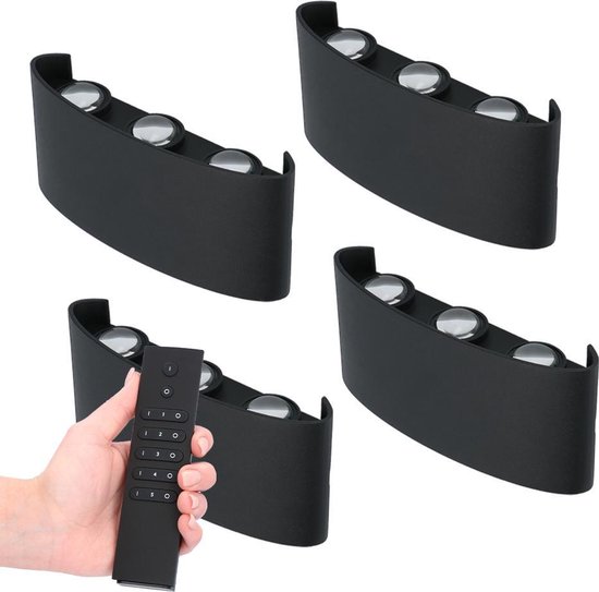 4-delige dimbare LED Wandlamp Set Tulsa