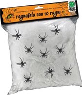 hangdecoratie spinnenweb wit