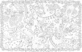 Monumi - Giant Colouring Poster XXL "Fairies"