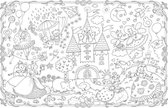 Monumi - Giant Colouring Poster XXL "Princesses I"