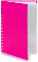 Pincello Notitieboek A5 Hardcover Ringband Lijnen Roze