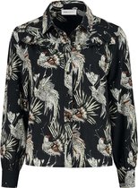 Pom Amsterdam Paradise Birds Blouse Zwart  Dames maat 38