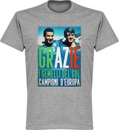 T-Shirt Grazie Gemelli Vialli & Mancini - Grijs - L