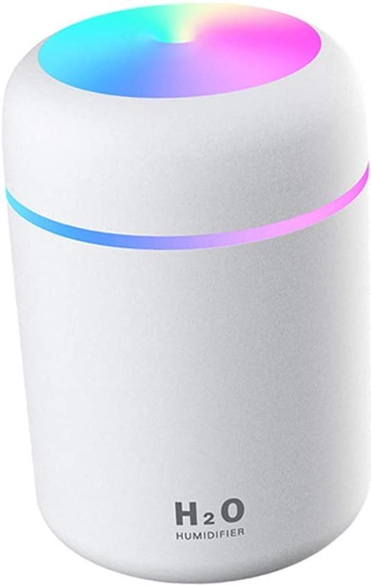 Goedkoopste Aroma diffuser 300ML - Aromatherapie - Geur Verdamper - Luchtbevochtiger met Sfeer en nachtlampje - Vernevelaar - Etherische Olie - Wt
