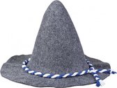 hoed Bavaria blauw/wit groot