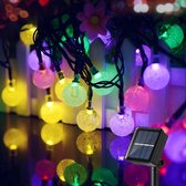 BOTC Lichtsnoer sfeerverlichting - 100 Solar Colored LED - 10 meter - Verlichtingslinger zonne-energie - Tuinverlichting op Zonne-Energie