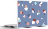 Laptop sticker - 15.6 inch - Design - Kinderen - Paars - 36x27,5cm - Laptopstickers - Laptop skin - Cover