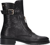 Fred de la Bretoniere 181010125 Veterboots - Laarzen Met Veters - Dames - Zwart - Maat 40