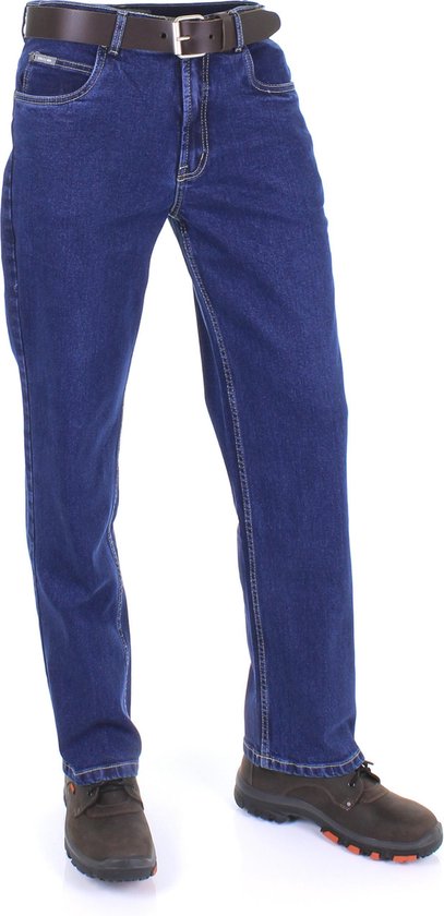 Brams Paris - Heren Jeans - Stretch - L34/W36 - Burt - Dark Denim