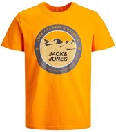 Jack & Jones T-shirt Jcobilo Tee Ss Crew Neck Sn 12192890 Dark Cheddar/reg Mannen Maat - XXL