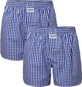 Zaccini 2-pack boxershorts woven navy