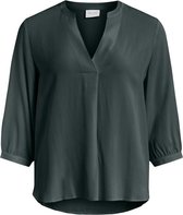 Vila Blouse Vidania 3/4 Shirt/su - Noos 14059602 Darkest Spruce Dames Maat - W38