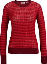 WE Fashion Dames fijngebreide trui met streepdessin