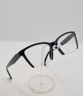 Min-bril -2,5 Unisex ronde afstand bril op sterkte met brilkoker - Bijziend bril - GEEN LEESBRIL -2.5 - zwart - lunette pour ordinateur - C1 003 Aland optiek