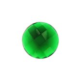 Groene Facetgeslepen Quartz Glas 24mm Munt van MY iMenso