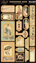 Graphic45 - Graphic A ladies diary chipboard Die Cuts 2