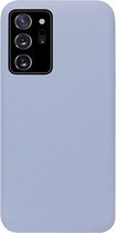 ADEL Premium Siliconen Back Cover Softcase Hoesje Geschikt voor Samsung Galaxy Note 20 - Lavendel Grijs