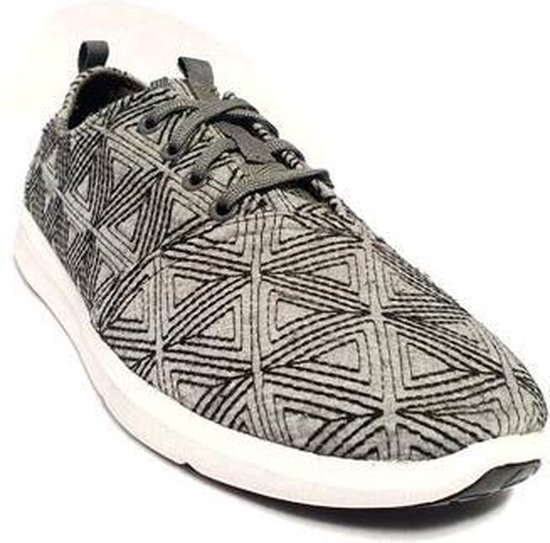 Baskets Toms Del Rey 10008108 Gris Angulaire Broderie Taille 42,5