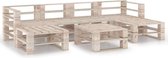 Medina 7-delige Loungeset pallet grenenhout