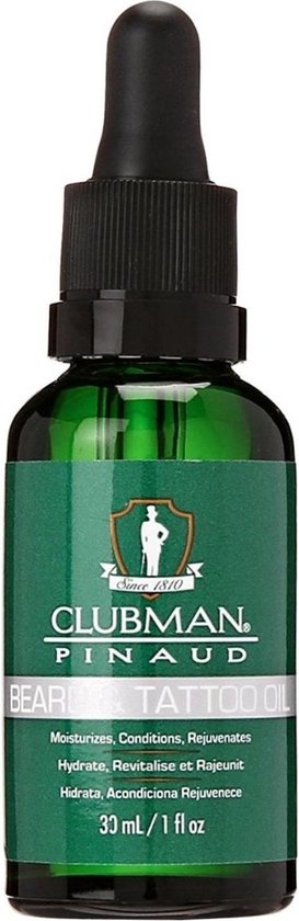 Clubman Pinaud Baard en Tattoo Olie 30ml
