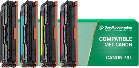 Pack 4 Compatibles Toner Laser Pour Canon 731 - Grande Capacité | Paris Dakar Shopping