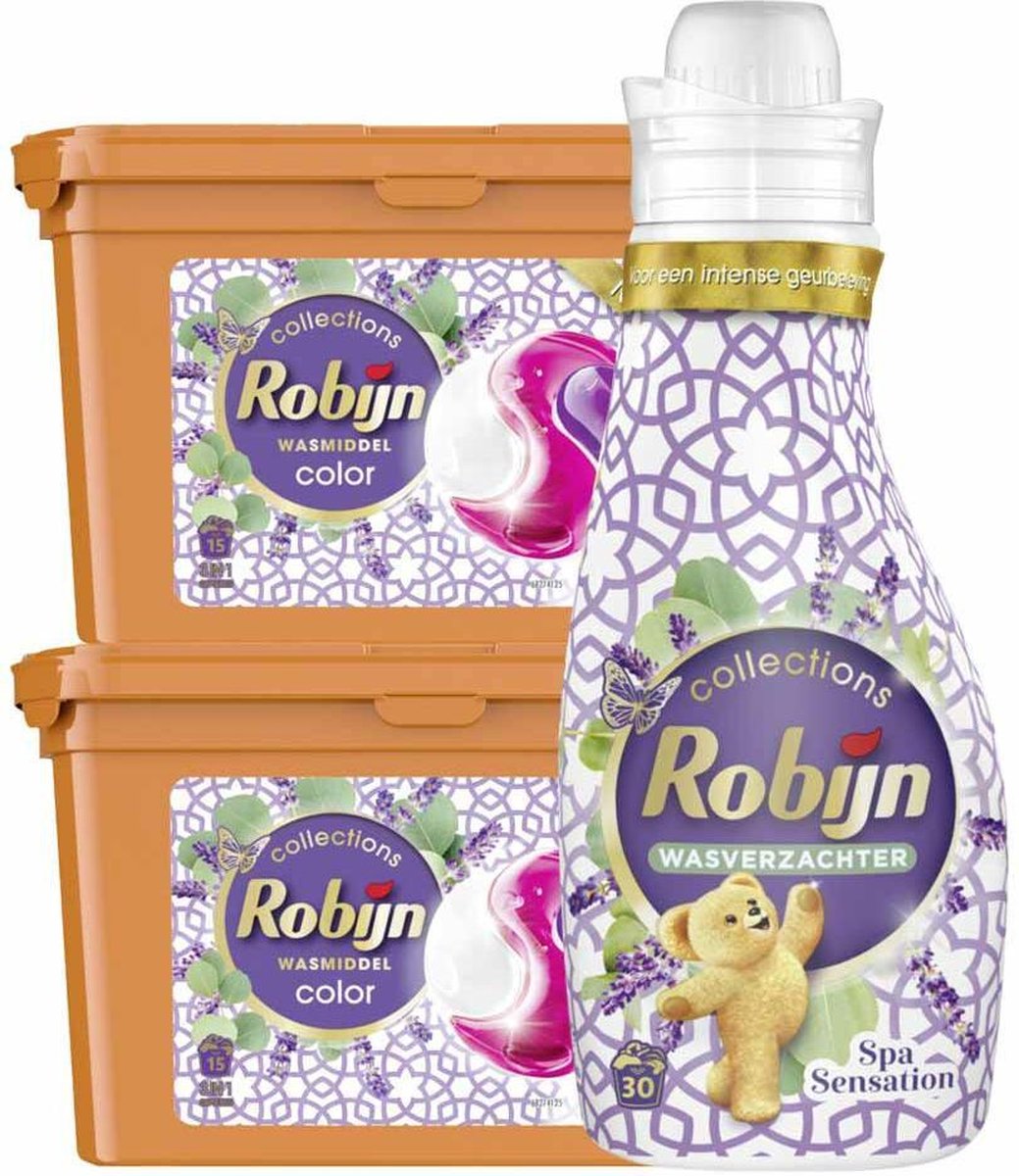 Robijn Spa Sensation Wasmiddel en Wasverzachter Pakket