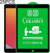 25 PCS 9D volledig scherm volledige lijm keramische film voor iPad 10.2 2020
