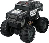 Gearbox XL Monstertruck  Politie - Monstertruck Speelgoed - Politieauto - Speelgoedauto - met Tractie - Schaal 1:8 - Zwart