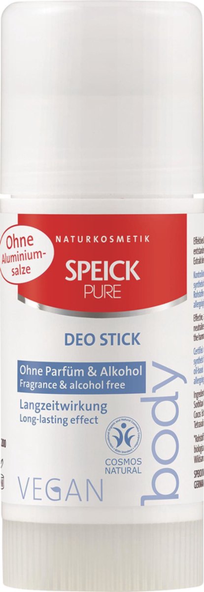 Goedkoopste Speick Pure deodorant stick 40 Milliliter