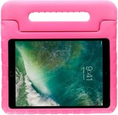 Kinder Tablethoes met Handvat Roze Geschikt voor Apple iPad Air 10.5 (2019) - Tablethoes Kindvriendelijk - Beschermhoes voor Kinderen - Shockproof - met Standaard - Tegen Vallen