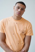 Kultivate T-shirt Ts Off The Grid 2101030215 299 Peach Nougat Mannen Maat - M