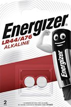 Energizer Knoopcelbatterij Lr44/a76 Alkaline 1,5v 2 Stuks